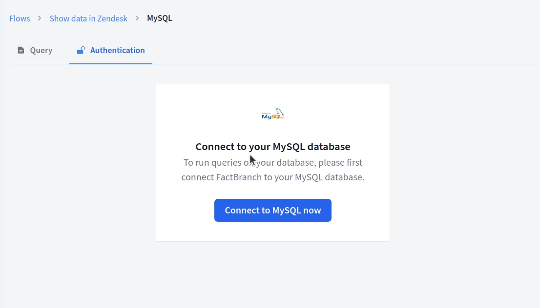 Connecting to your MySQL database