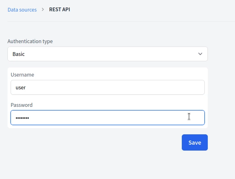 Adding a Data Source