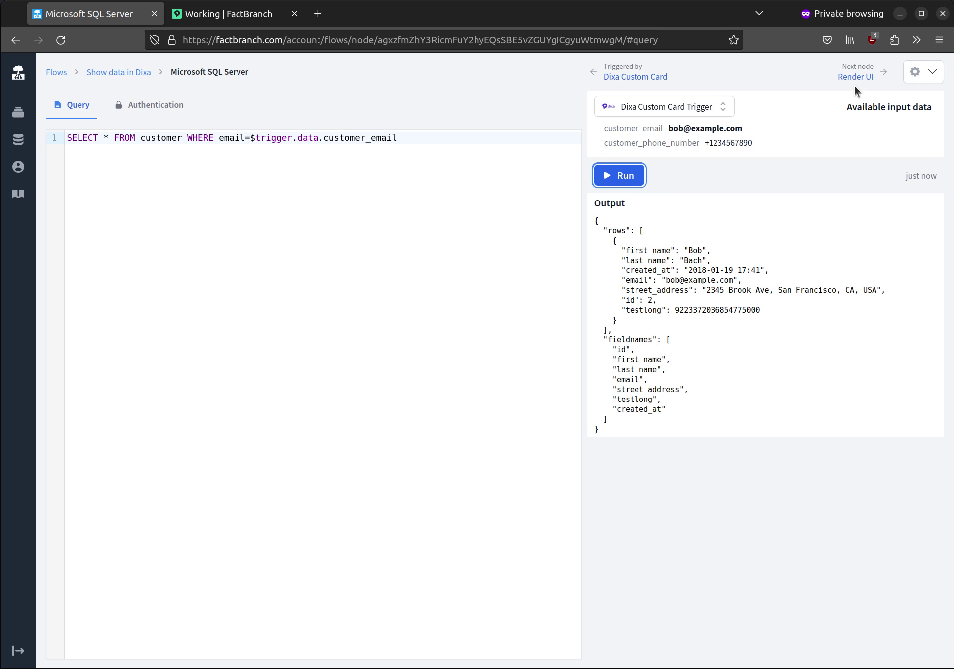 Write and test your SQL query