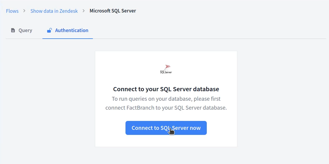 Microsoft SQL Server Connection