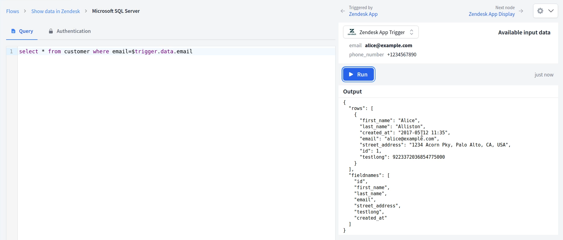 Writing your SQL query