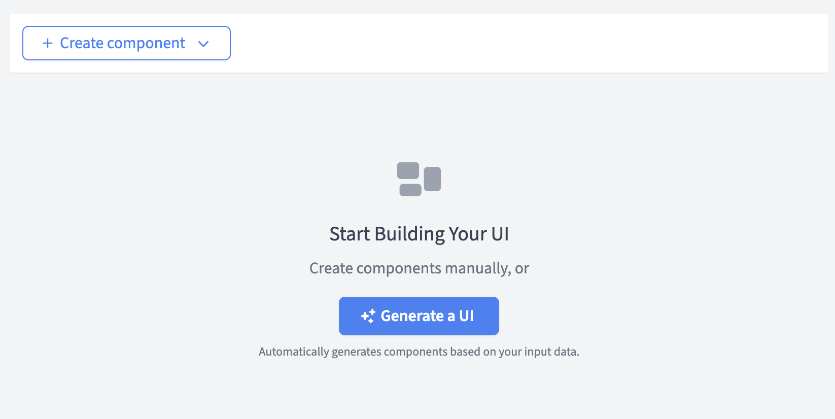 Generate UI button
