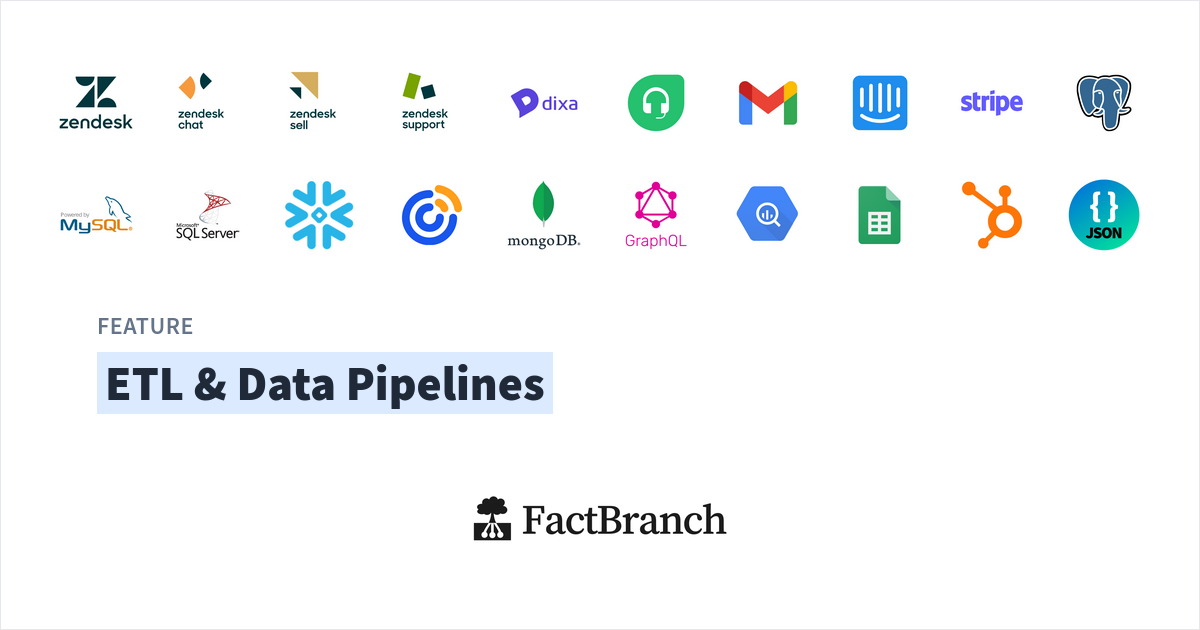 ETL & Data Pipelines | FactBranch Features