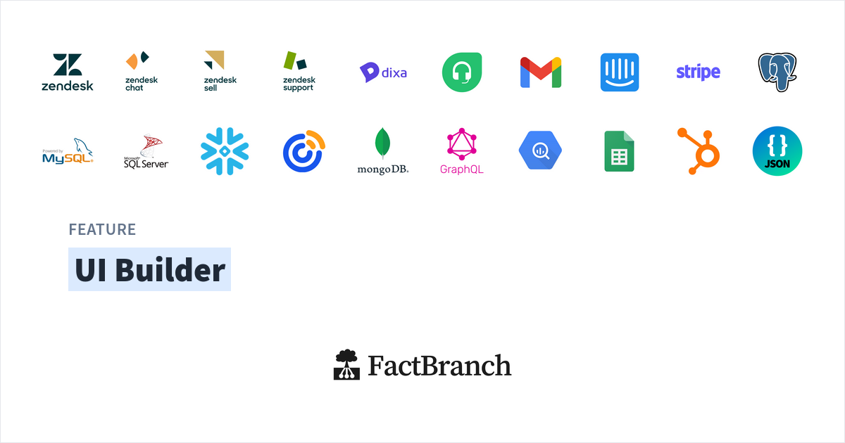 User Interface Builder | FactBranch Features