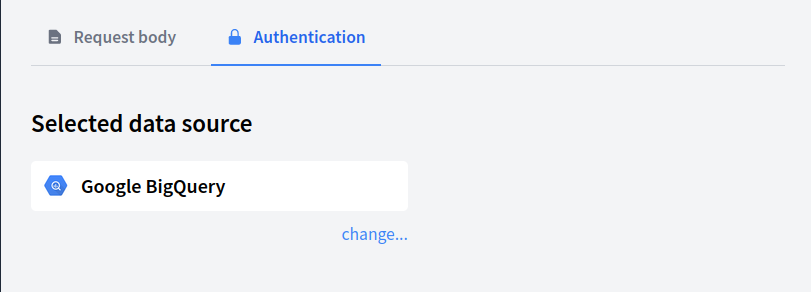 Authenticating FactBranch to BigQuery with a service account