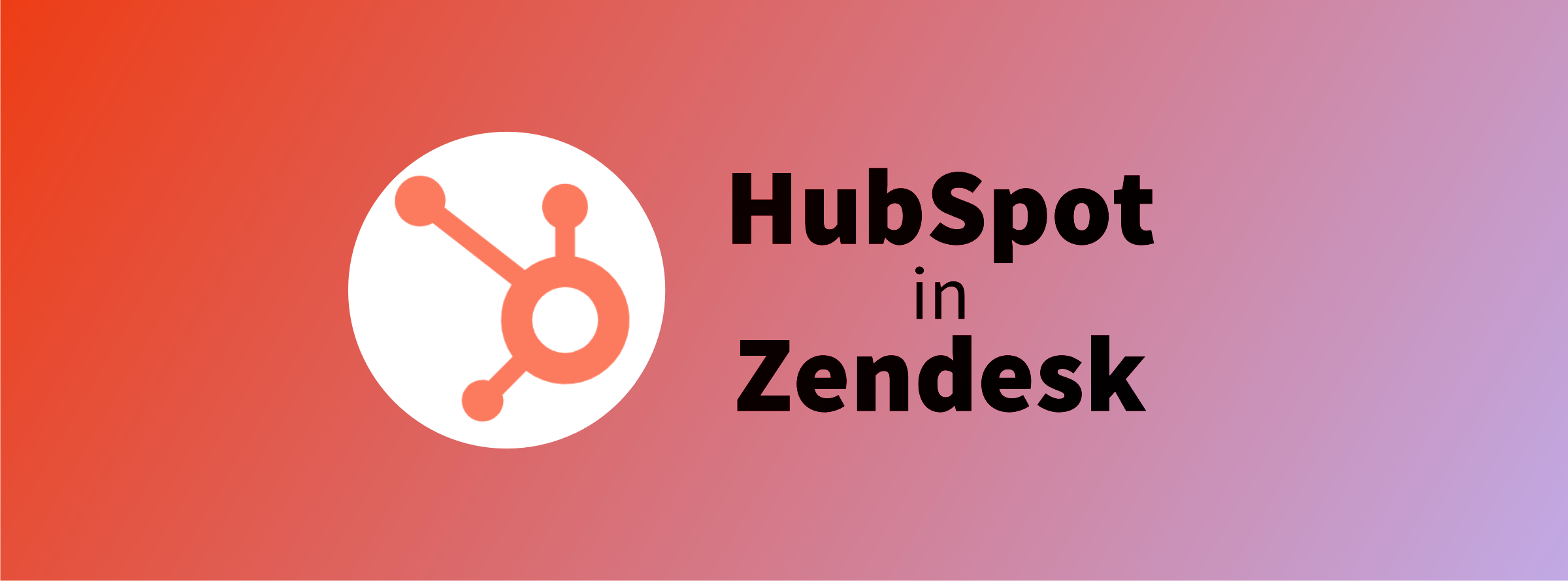 Zendesk ticket sidebar showing HubSpot contact and deal data pulled live